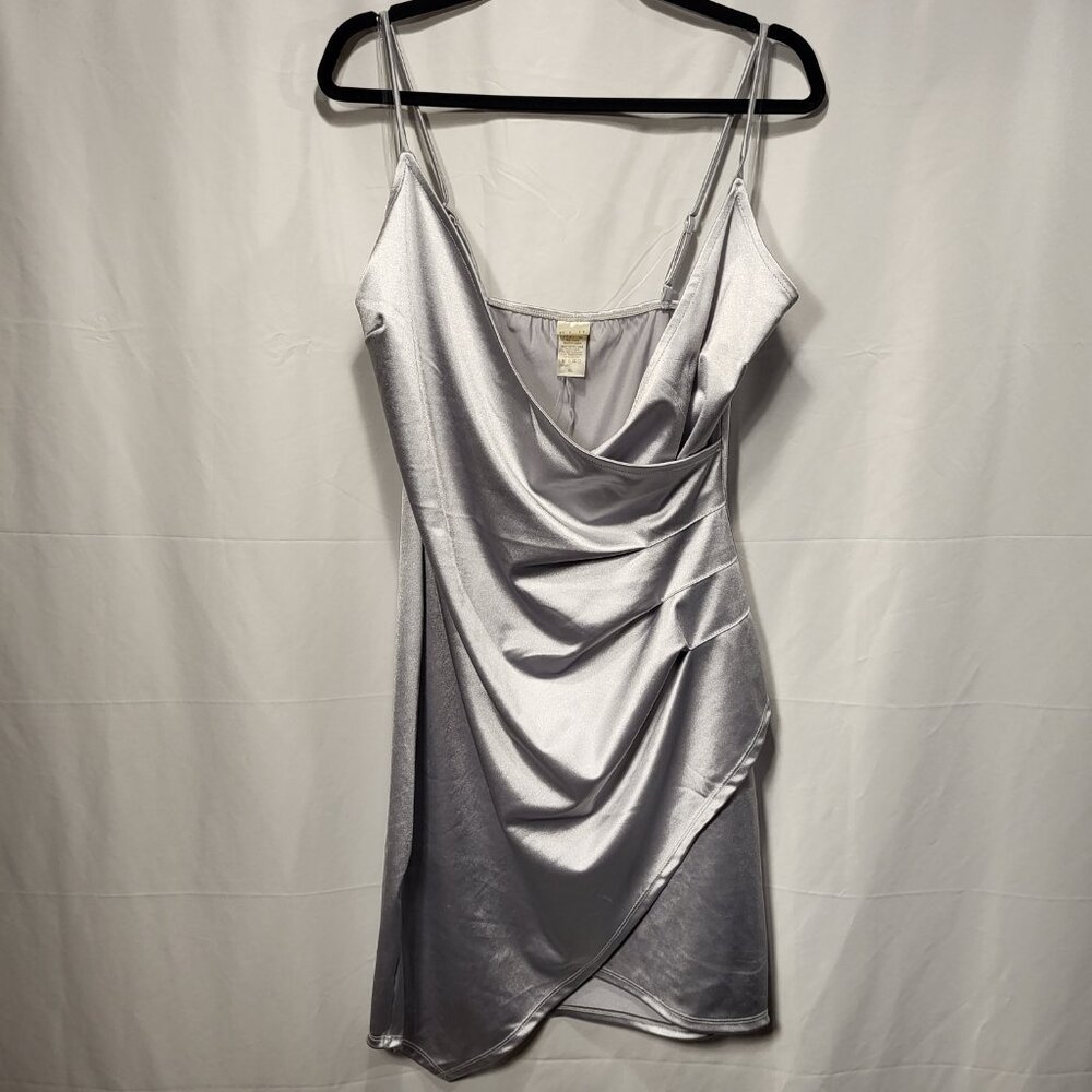 Super cute metallic silver party dress SEXY